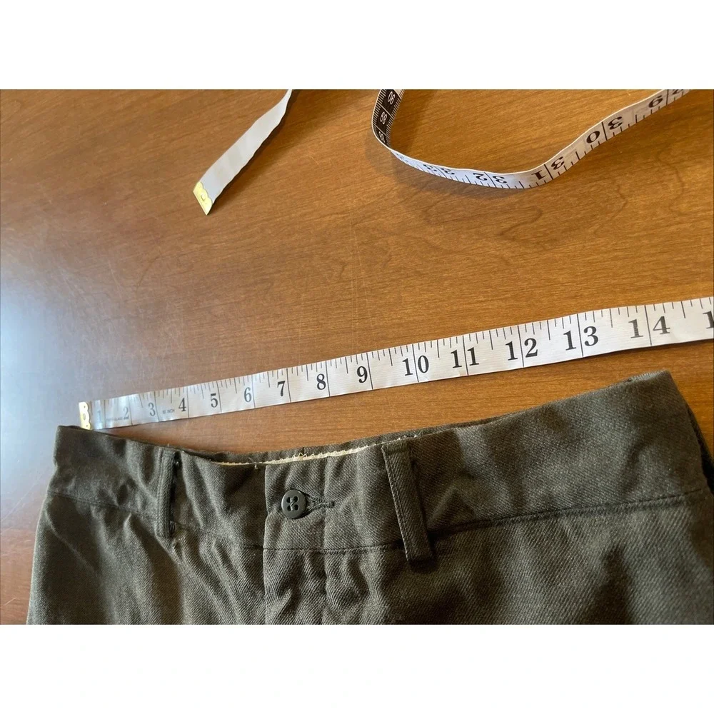 Vietnam War US Army OG-107‎ Sateen Wool Field Trousers Pants Men 34x32 Olive